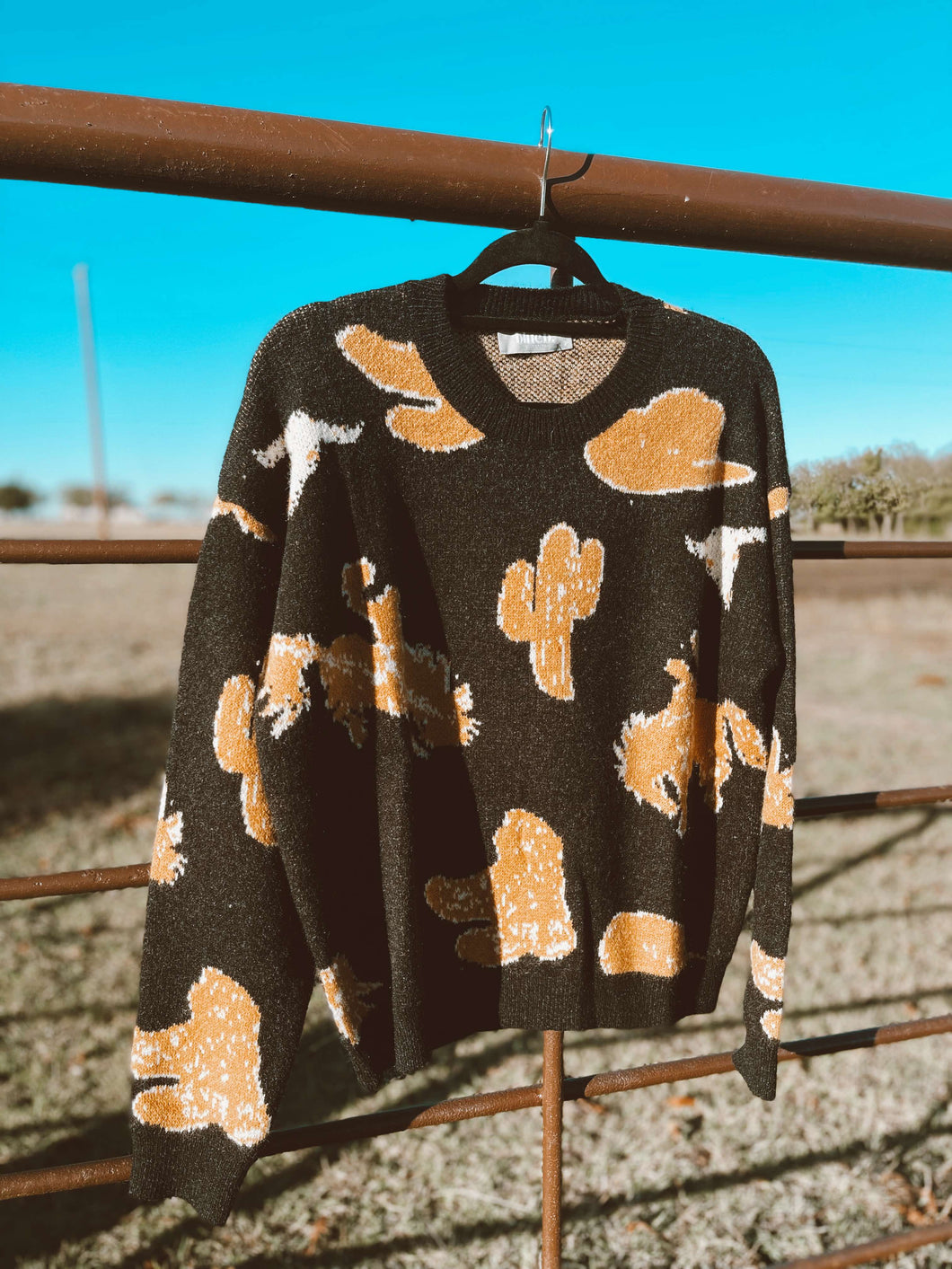 The Cowboy Collage Sweater