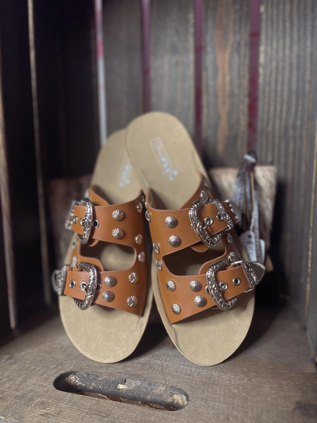 The Buckle Down Sandals