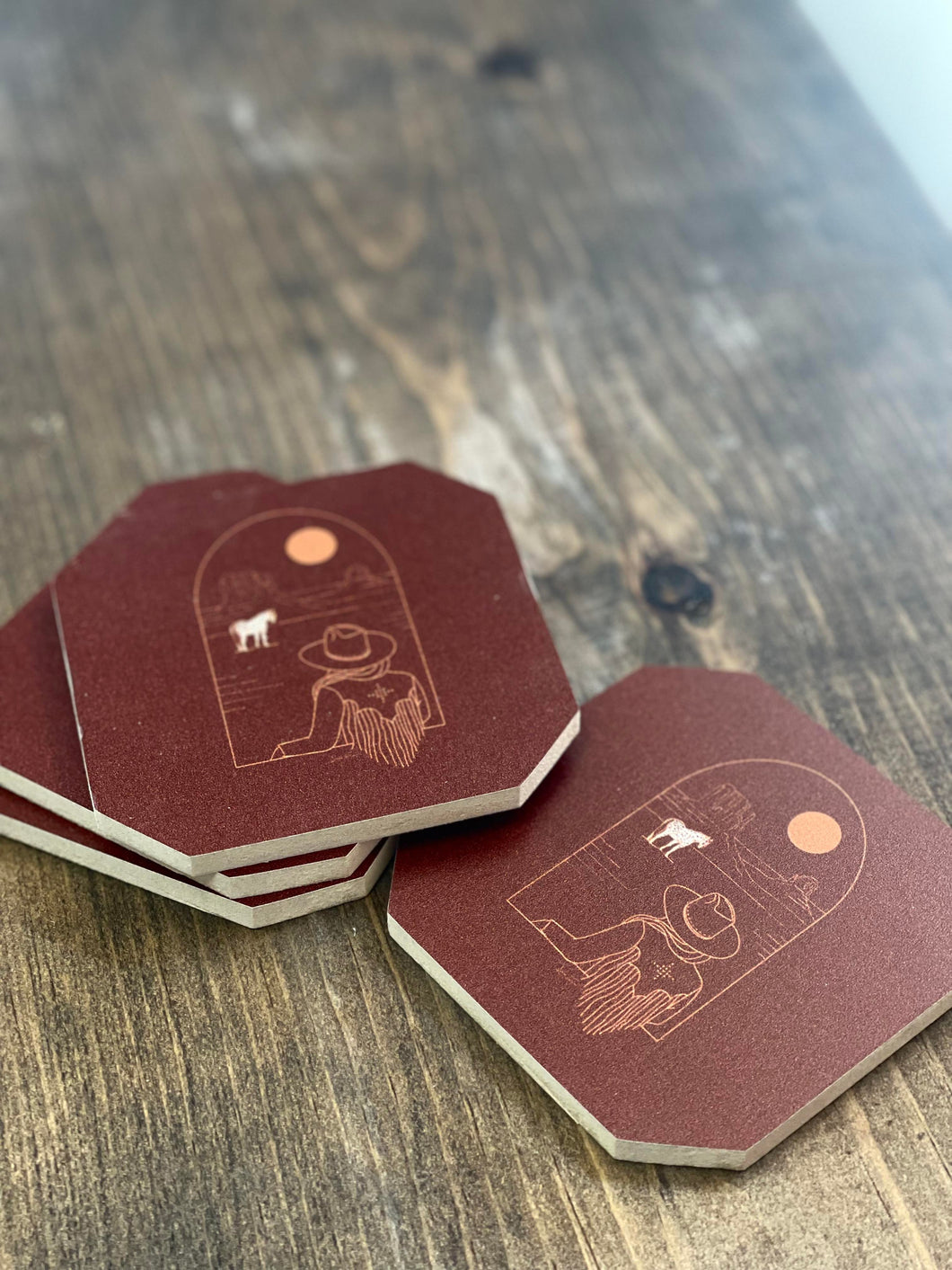 Cowgal Dreamin' Coasters