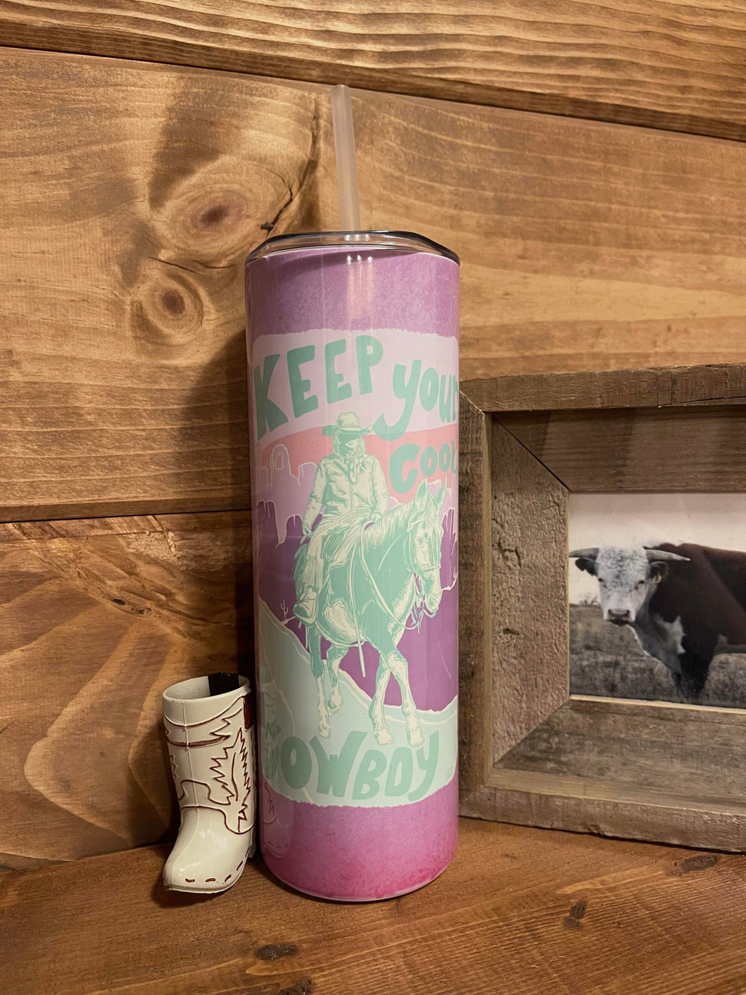 Keep Your Cool Cowboy Tumbler